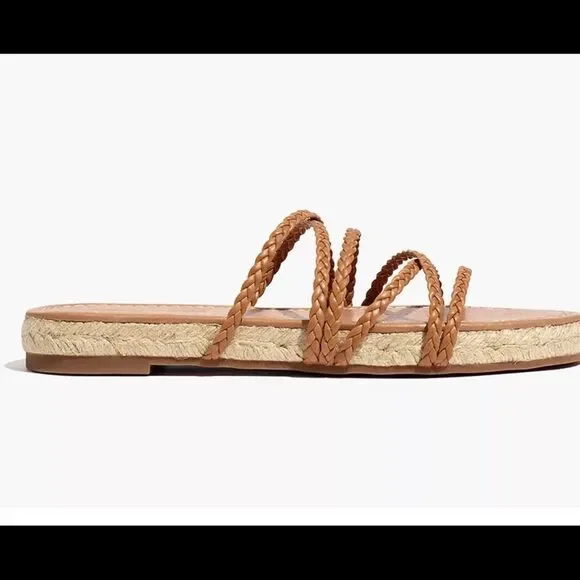 Madewell Kathryn Espadrille Slide Sandal in Leather - Picture 3 of 5